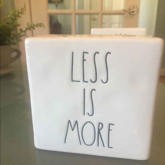 Rae Dunn “Less is More” & “More is Less” brand new - Picture 5 of 6
